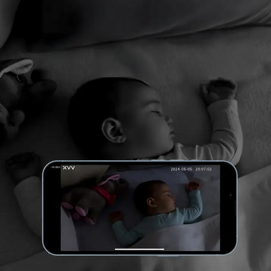 Caméra bébé qui s'accroche au lit BabyMonitor