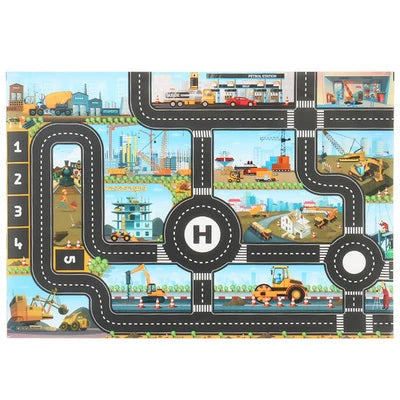 Tapis de jeu de voiture Zoo Park