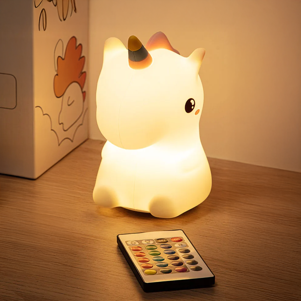 Veilleuse bébé licorne