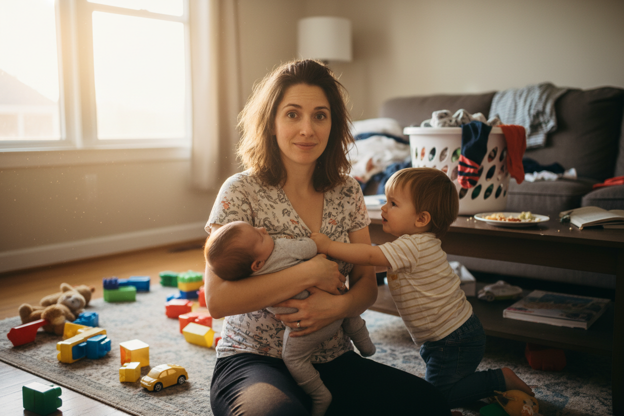 La charge mentale des mamans : pourquoi on se sent souvent débordée