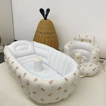 Baignoire bébé gonflable Mini l'Ourson
