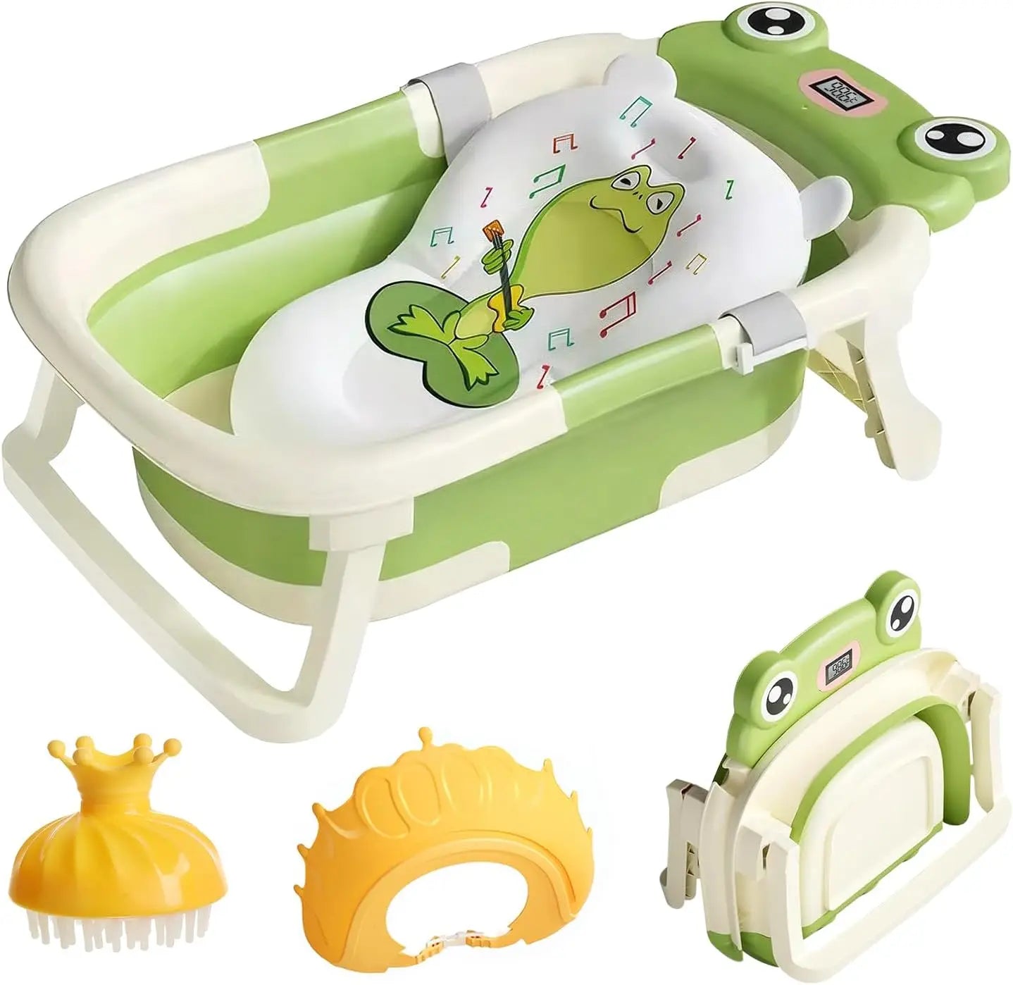 Baignoire bebe pour douche avec thermomètre