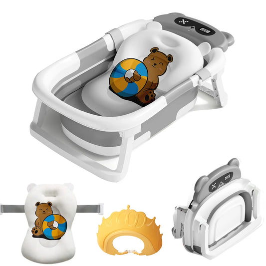 Baignoire bebe pour douche avec thermomètre