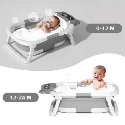 Baignoire bebe pour douche avec thermomètre