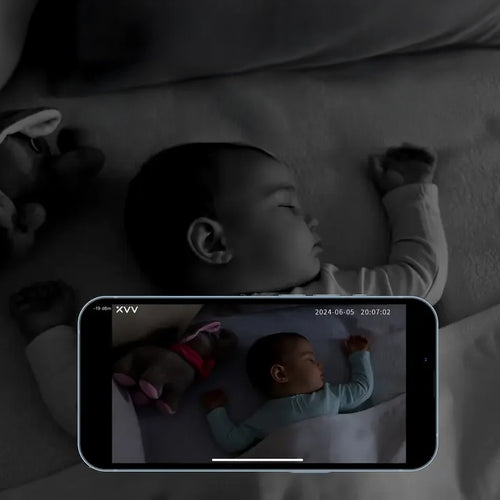 Caméra bébé qui s'accroche au lit BabyMonitor