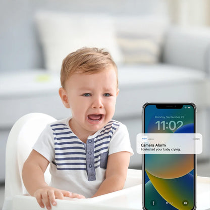 Caméra bébé qui s'accroche au lit BabyMonitor