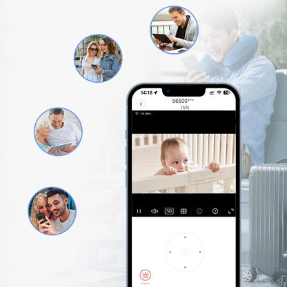 Caméra bébé qui s'accroche au lit BabyMonitor