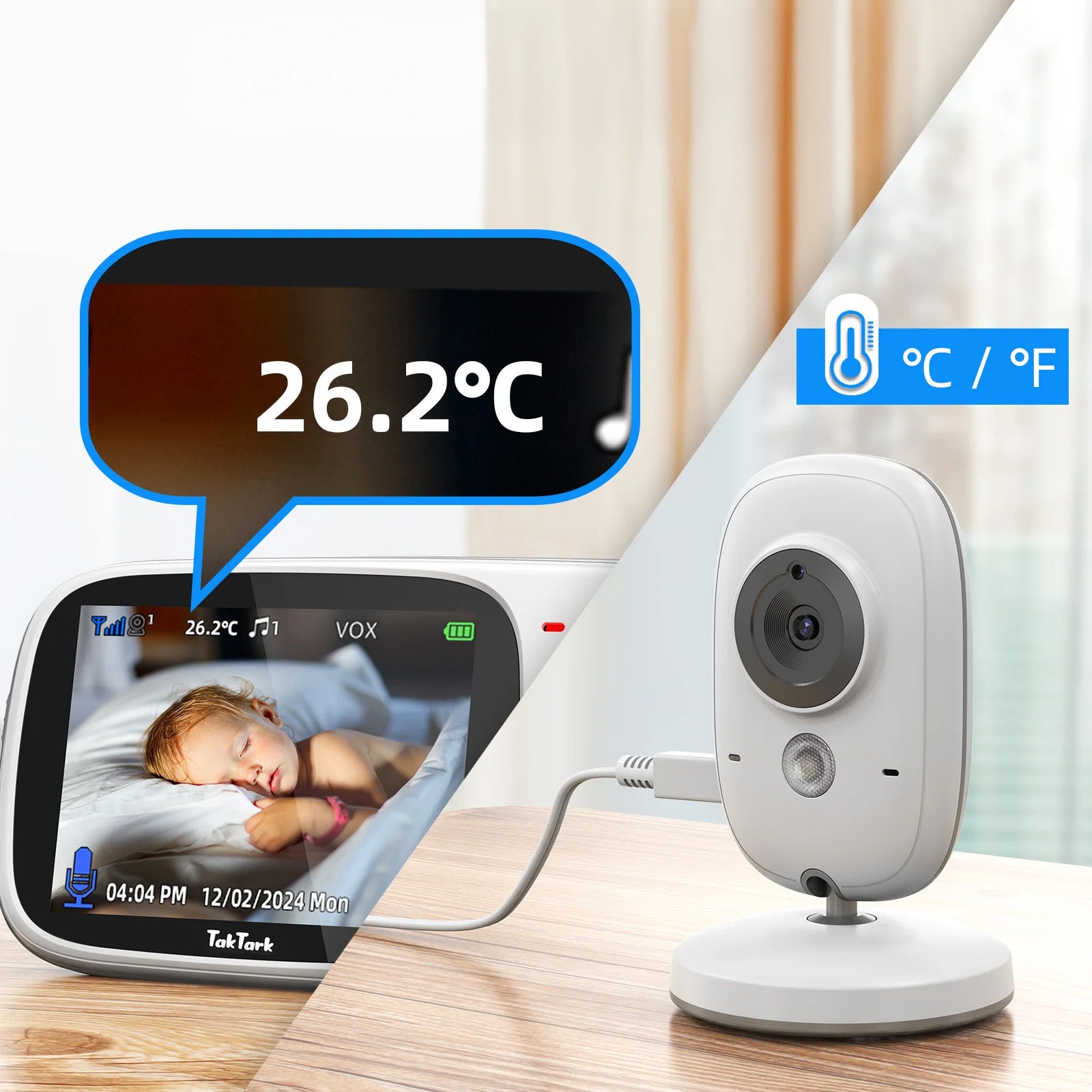 Caméra bébé sans wifi SecureVision