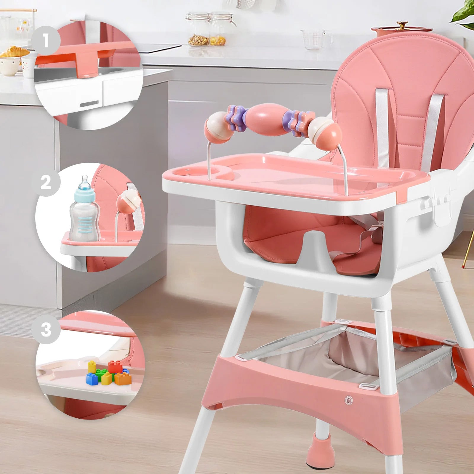 Chaise haute bébé 3 mois Confort+
