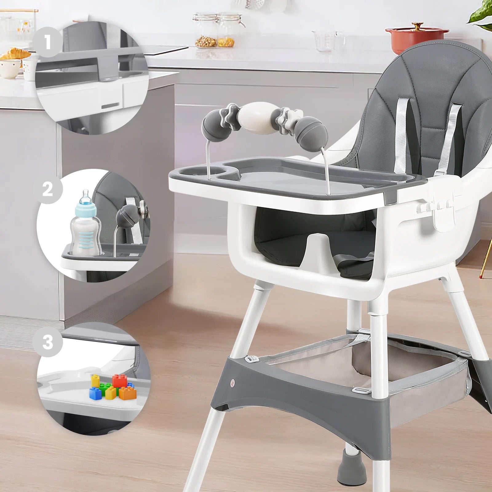 Chaise haute bébé 3 mois Confort+