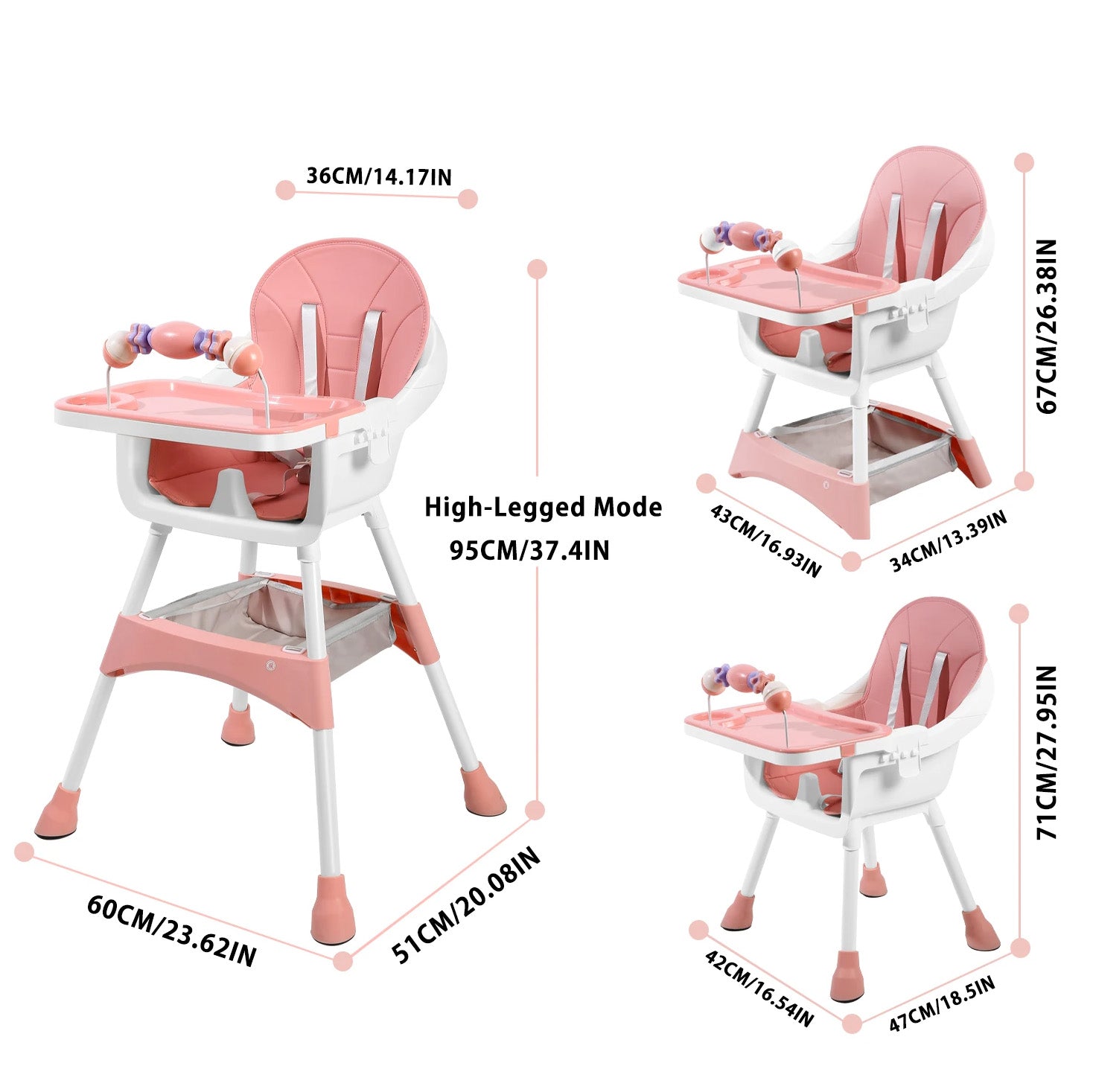 Chaise haute bébé 3 mois Confort+