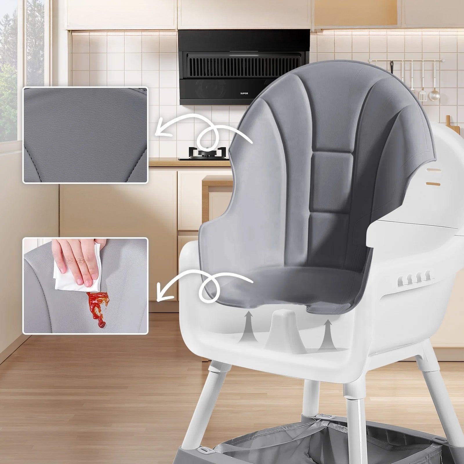 Chaise haute bébé 3 mois Confort+
