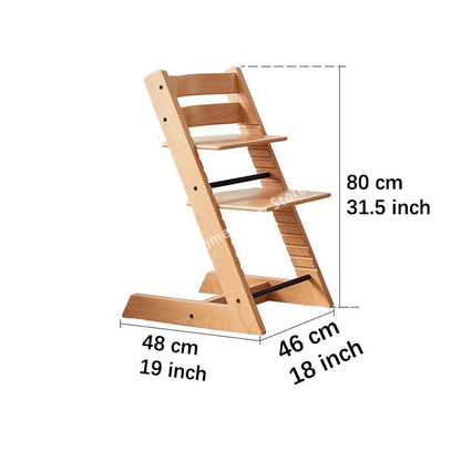 Chaise haute bébé bois NeoBois