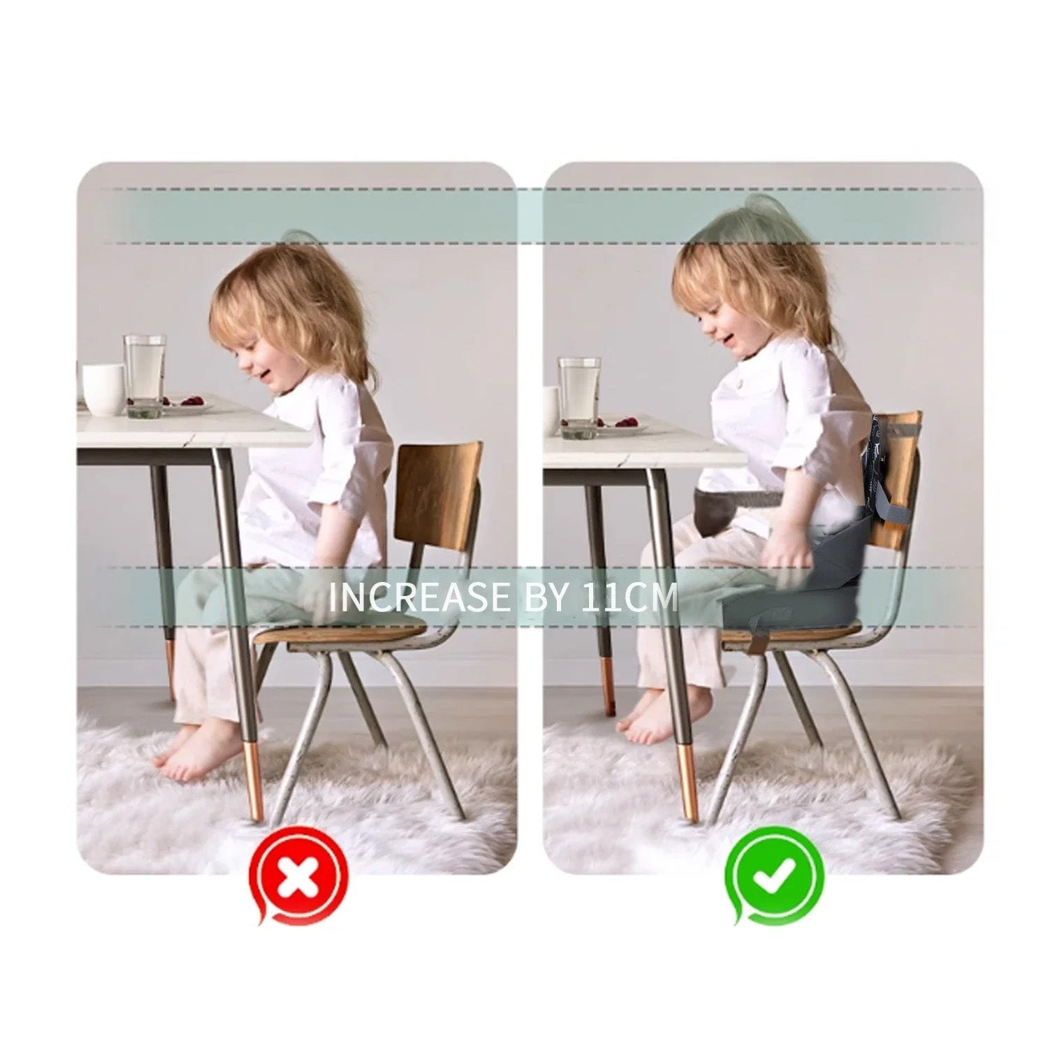 Chaise haute bébé compacte KidLunch