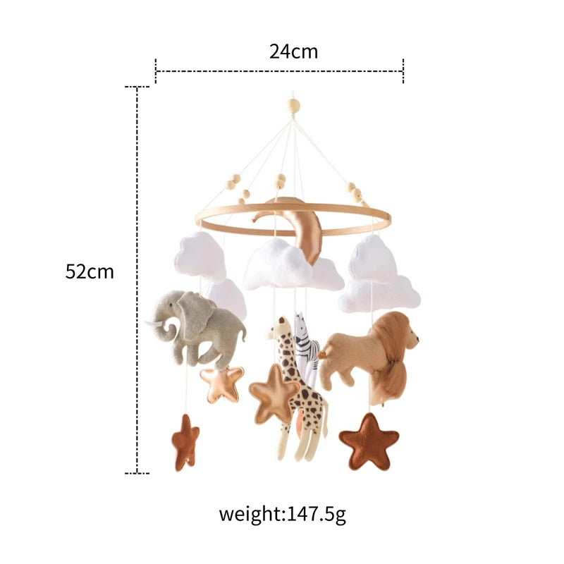 Mobile bébé bois BabyJungle