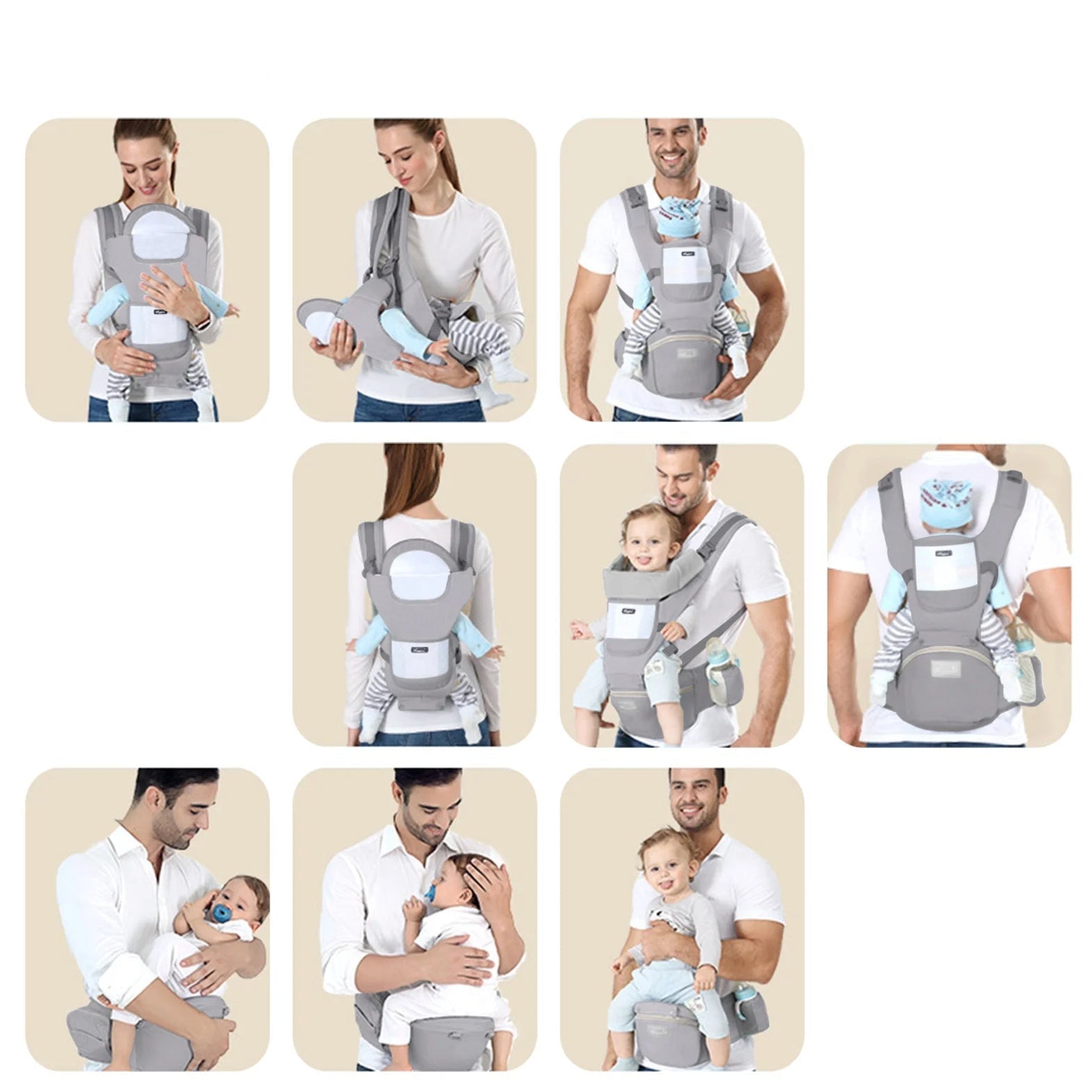Porte bébé ventral ZenFit