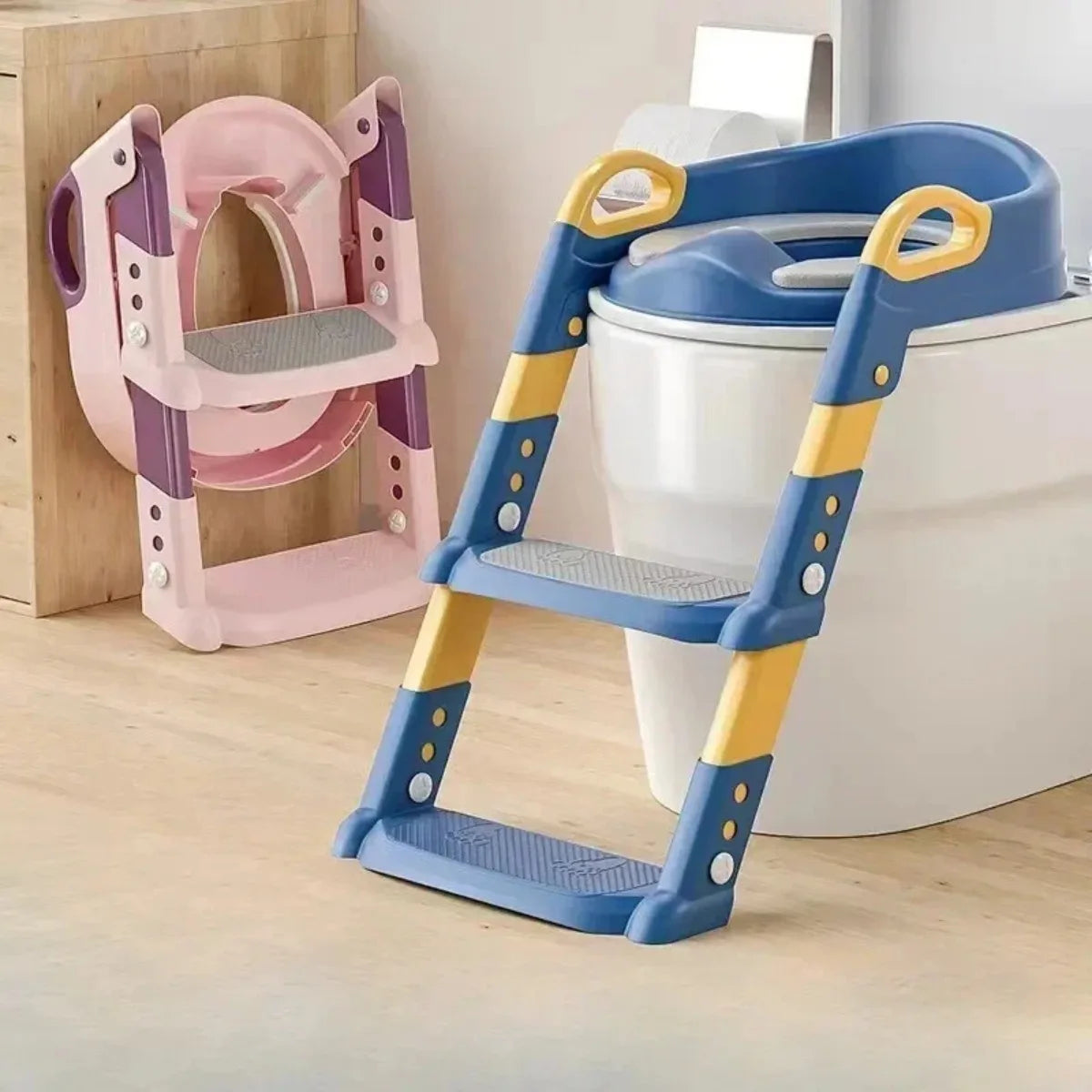 Pot bébé toilette ajustable avec échelle BabyClean