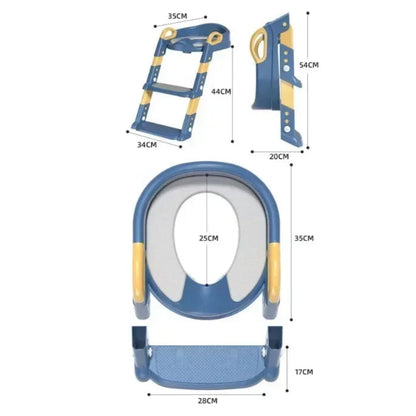 Pot bébé toilette ajustable avec échelle BabyClean