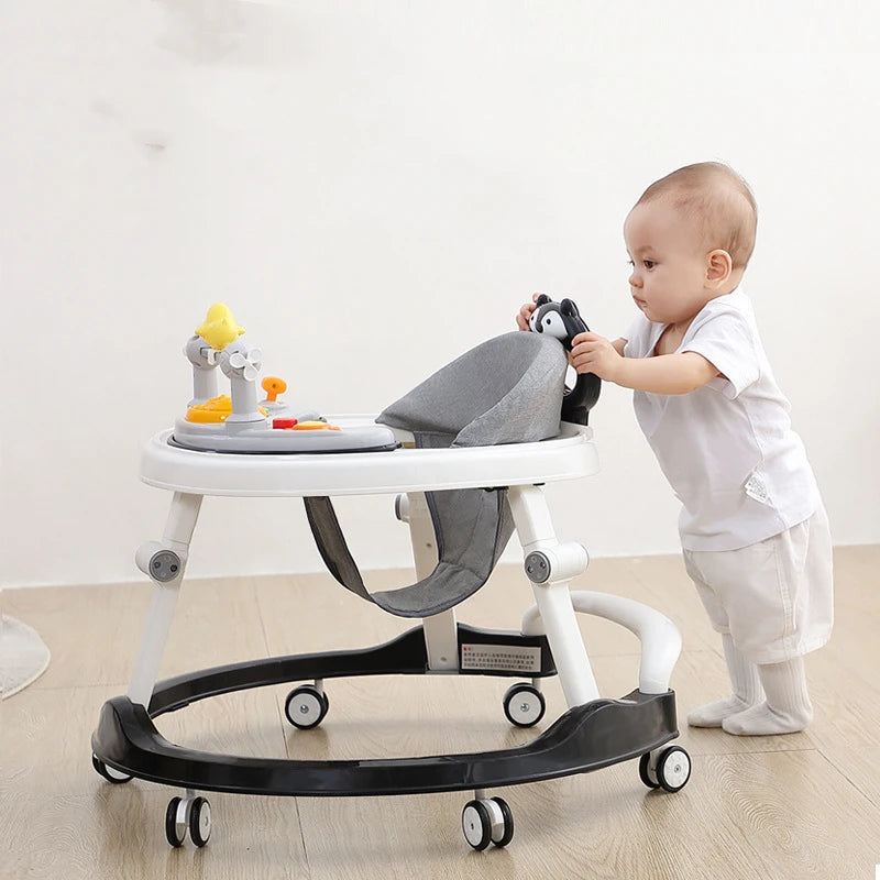 Pousse pousse pour bébé gris
