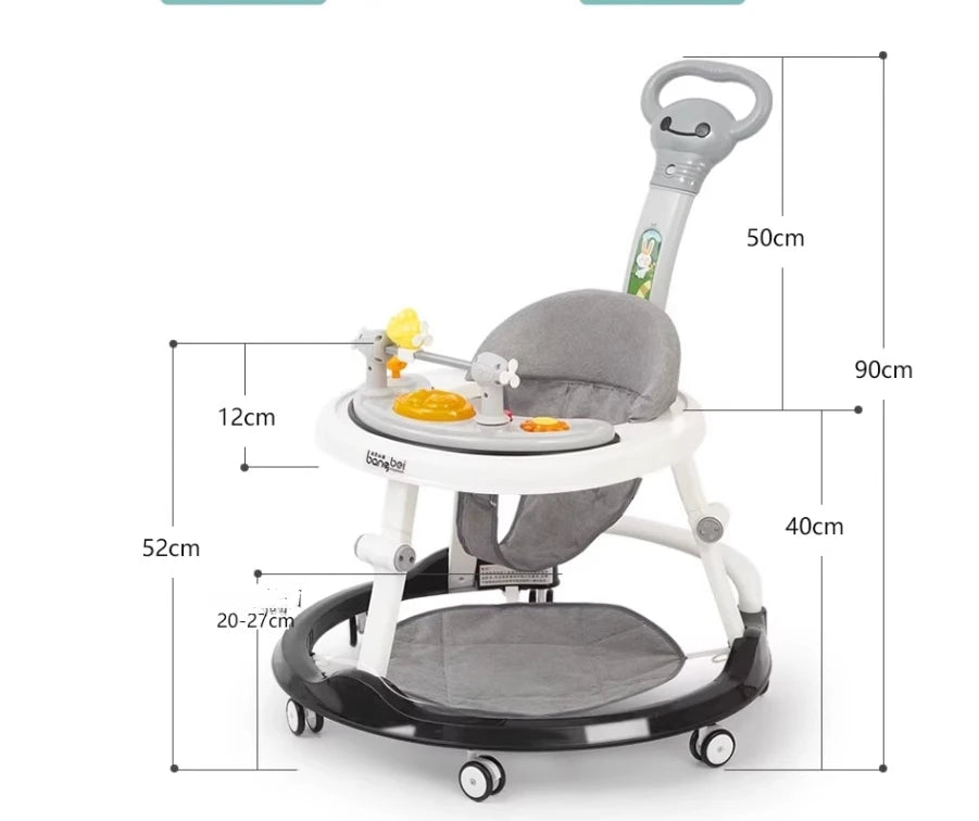 Pousse pousse pour bébé gris