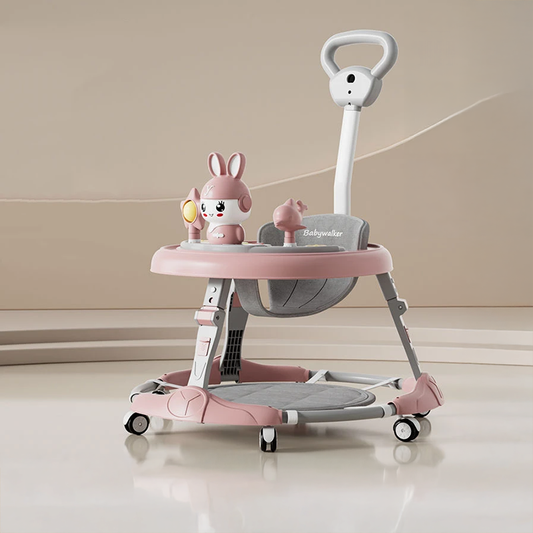 Pousse pousse pour bébé rose