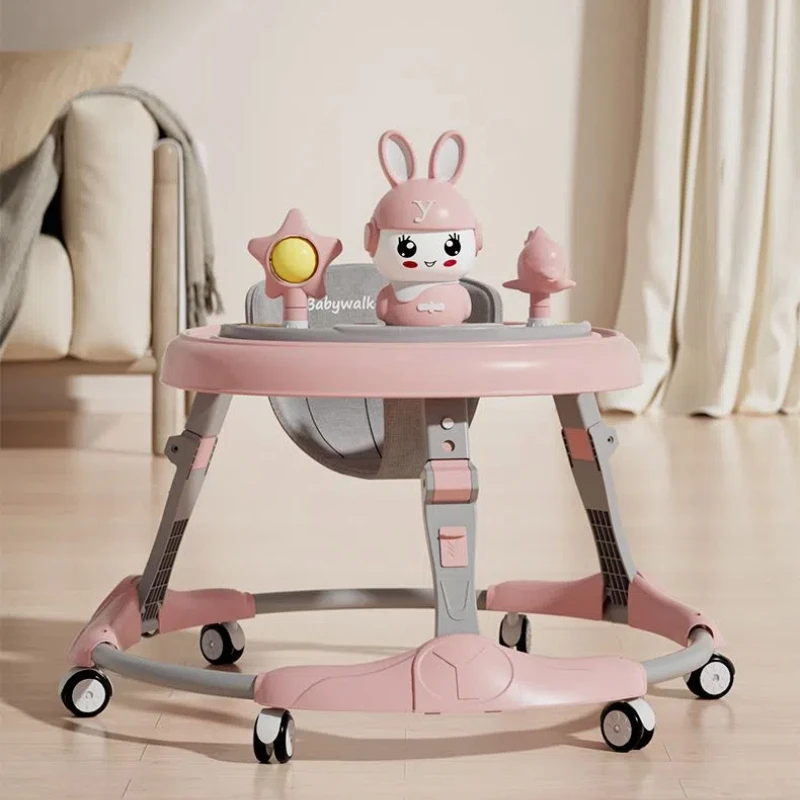 Pousse pousse pour bébé rose