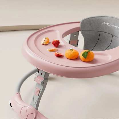 Pousse pousse pour bébé rose