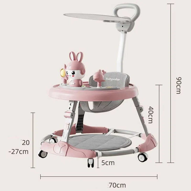 Pousse pousse pour bébé rose