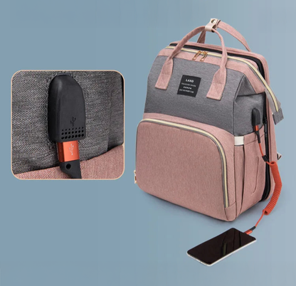 Sac à dos à langer évolutif de voyage