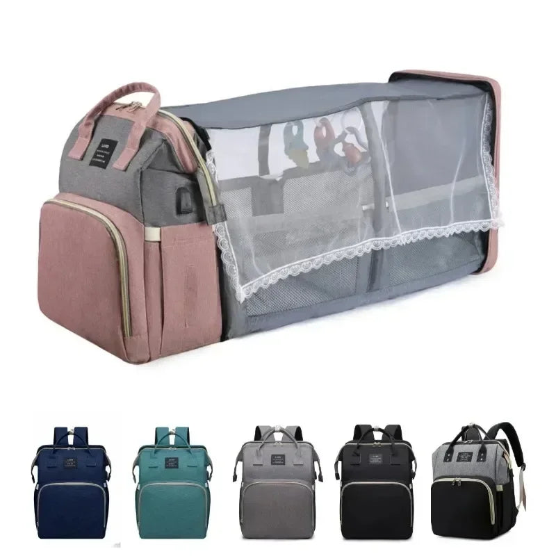 Sac à dos à langer évolutif de voyage