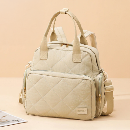 Sac à langer beige Velvet Mum