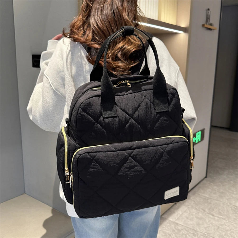 Sac à langer beige Velvet Mum