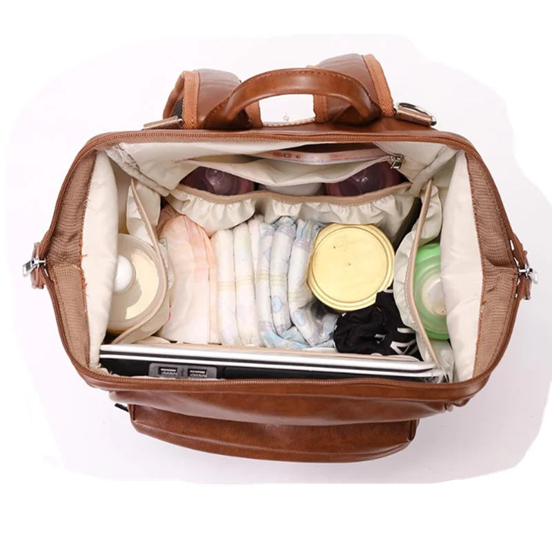 Sac à langer cuir Mama Million