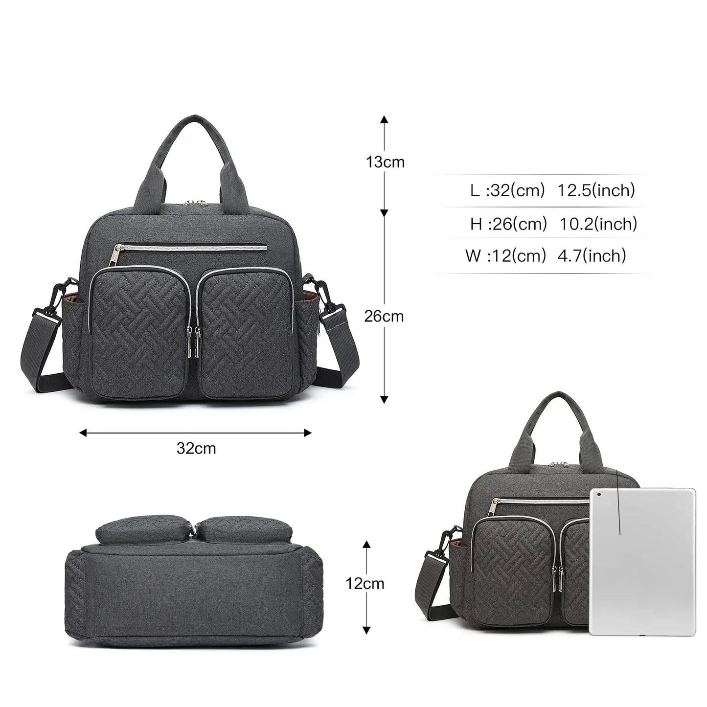 Sac à langer luxe à bandoulière