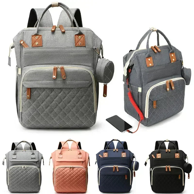 Sac à langer matelassé Multi-fonctions