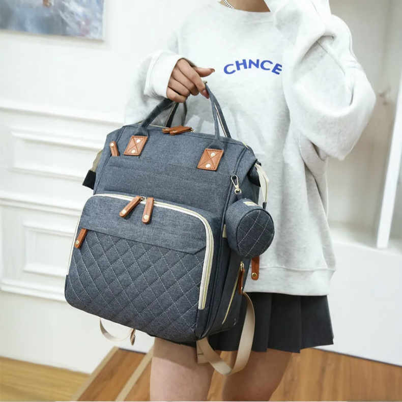 Sac à langer matelassé Multi-fonctions