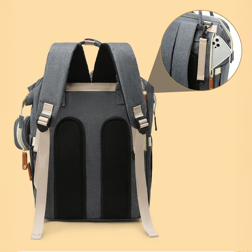 Sac à langer matelassé Multi-fonctions