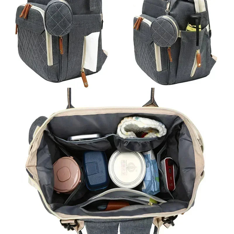 Sac à langer matelassé Multi-fonctions
