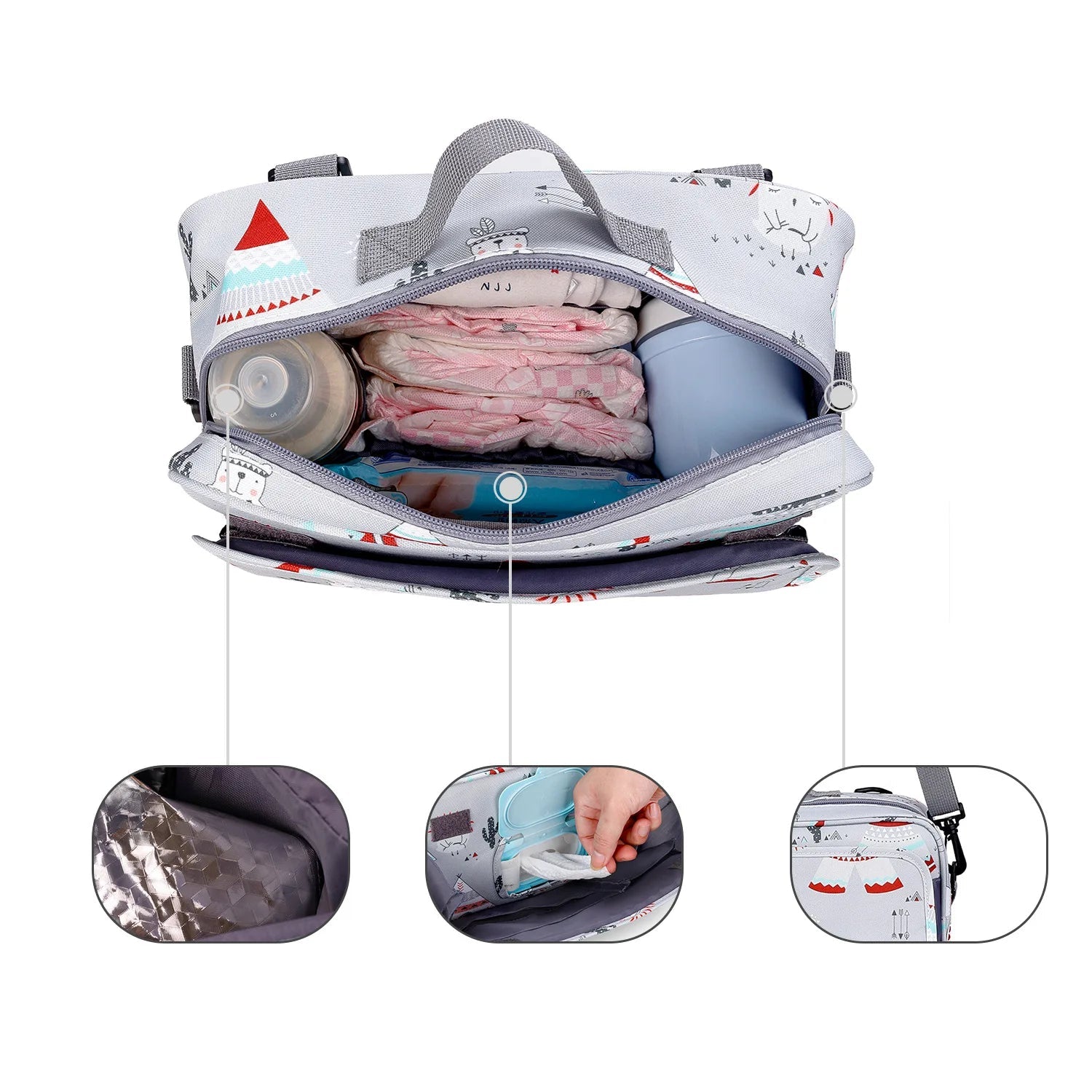 Sac à langer poussette imperméable EasyGo