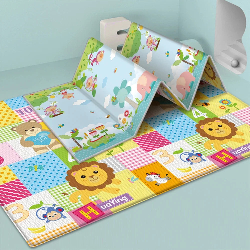 Tapis d'éveil pliable Green Lion 180x100