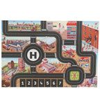 Tapis de jeu de voiture Zoo Park