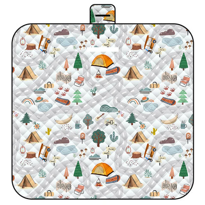 Tapis de jeu pliable à motifs