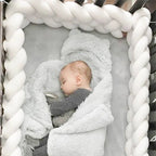 Tresse de lit bébé blanche