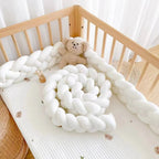 Tresse de lit bébé blanche