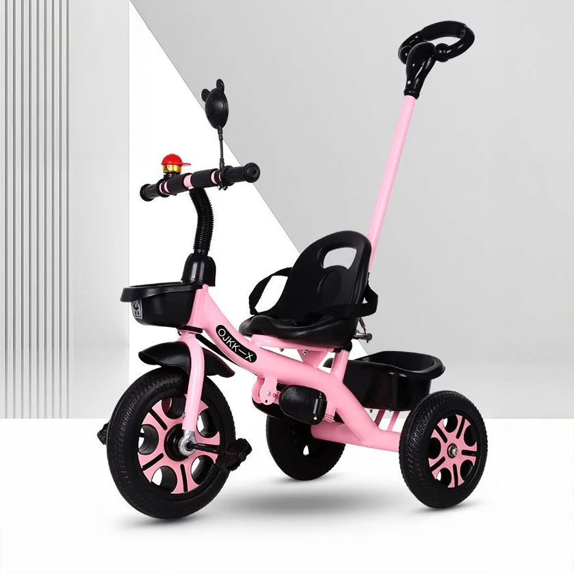 Tricycle évolutif rose