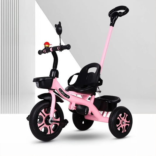 Tricycle évolutif rose