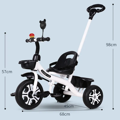 Tricycle évolutif rose