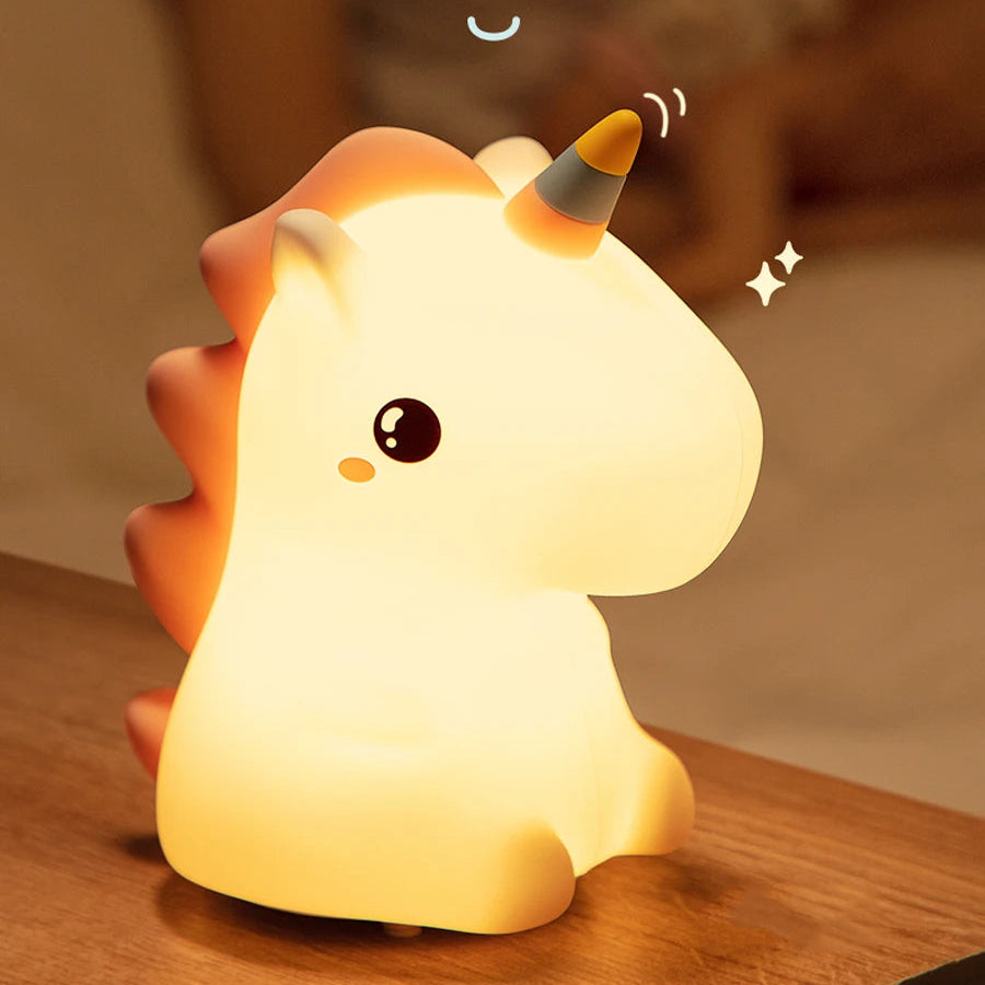 Veilleuse bébé licorne