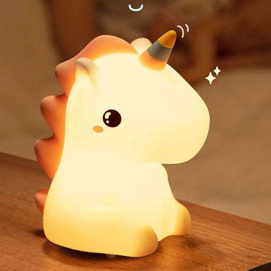 Veilleuse bébé licorne