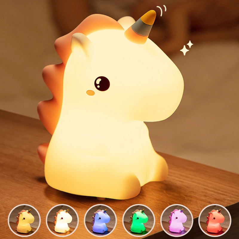 Veilleuse bébé licorne